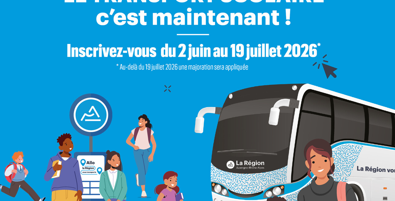 Transport scolaire : inscriptions ouvertes !