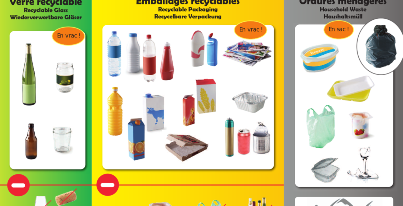 Déchets : rappel des consignes de tri